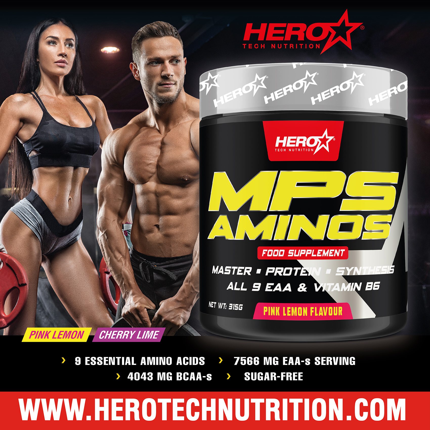 MPS AMINOS Essential amino acids HERO TECH NUTRITION HEROTECHNUTRITION